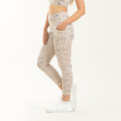 FibR - Ivory stripes leggings