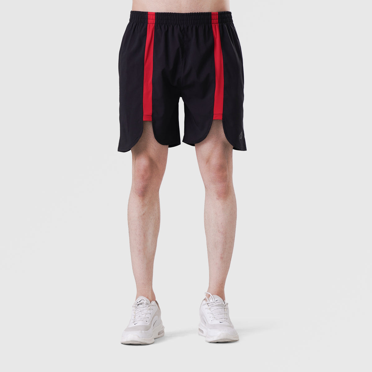 Fibr- Side Stripe Shorts BLACK/RED