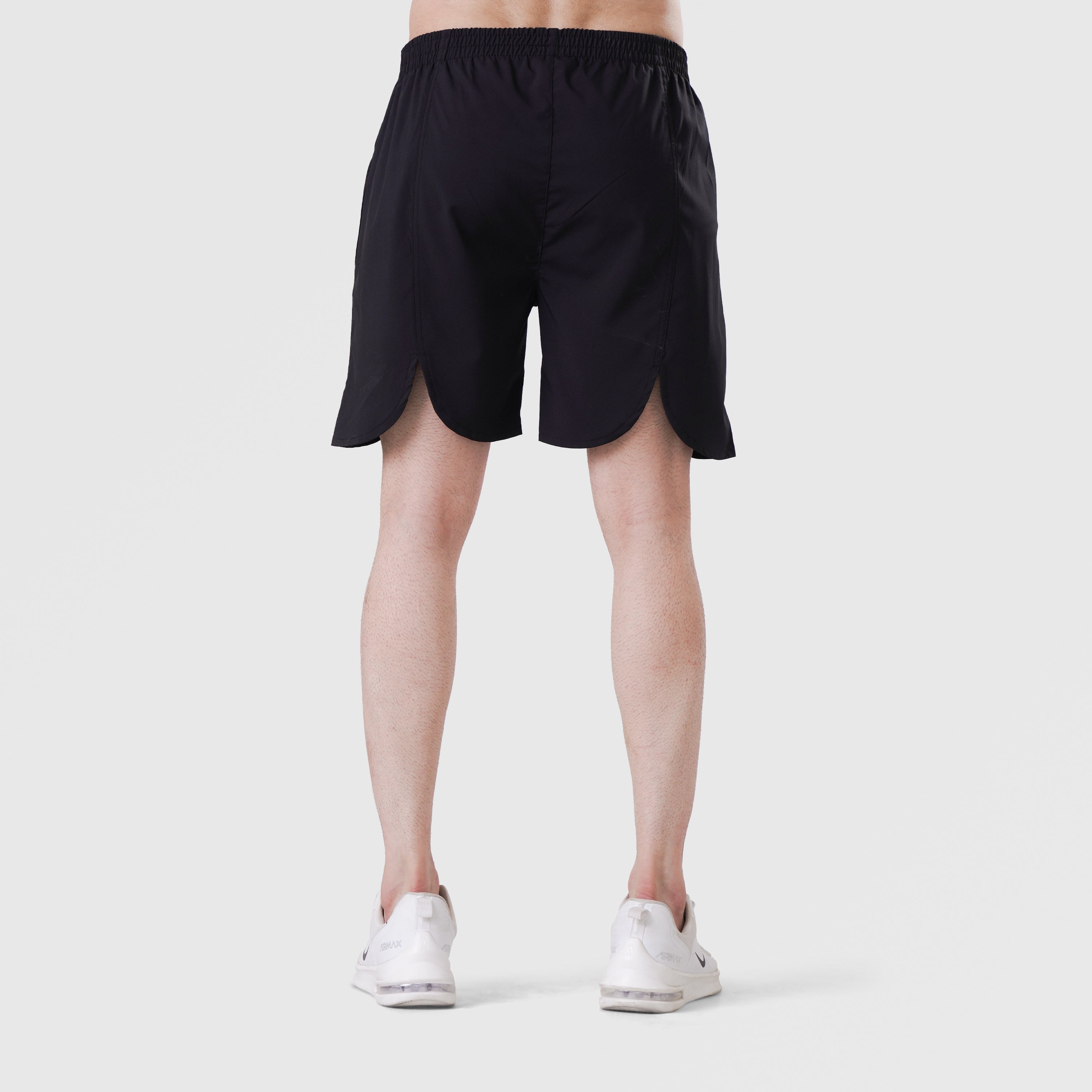 Fibr- Side Stripe Shorts BLACK/RED