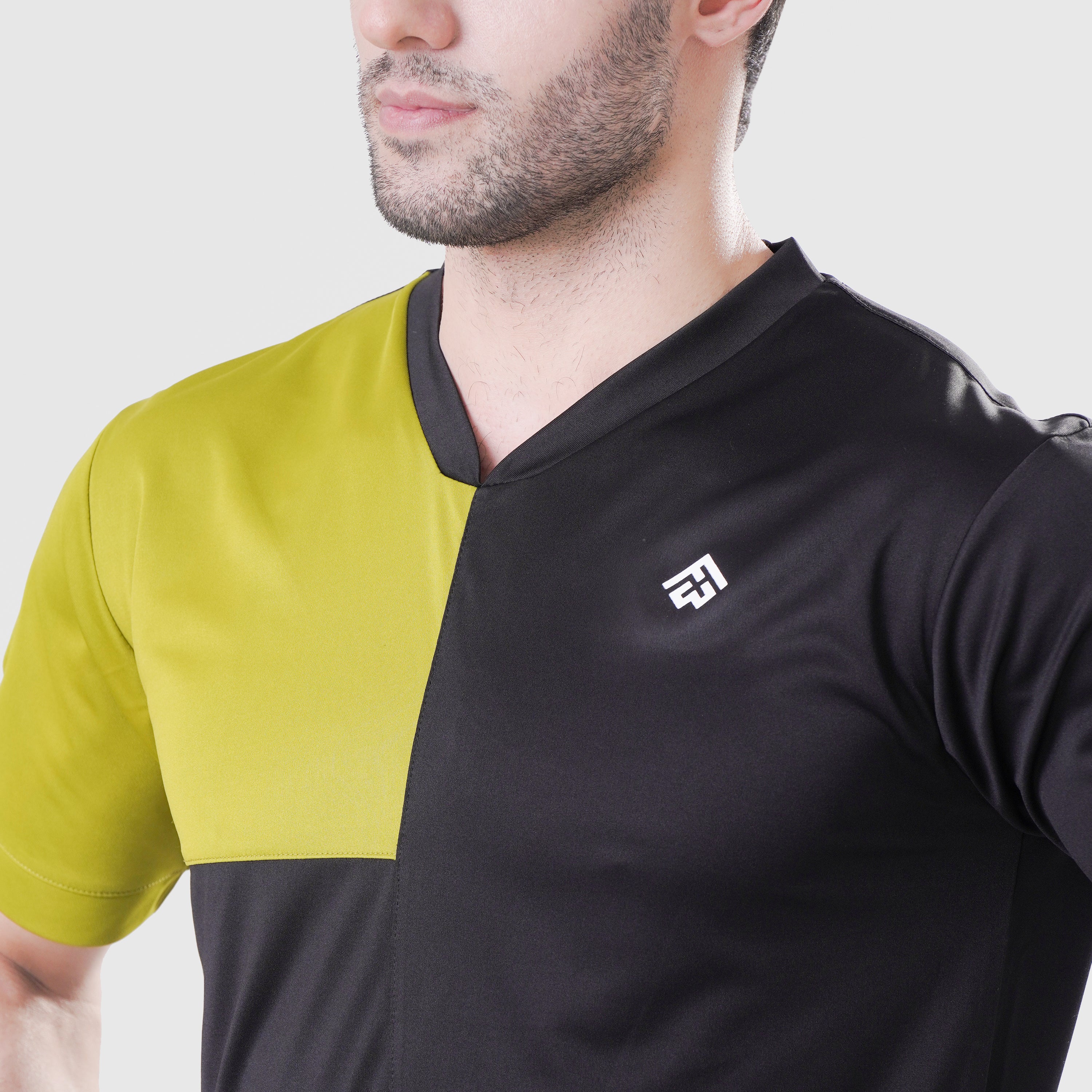 Fibr-Turbo Shirt BLACK/PEA GREEN