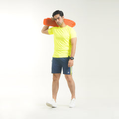 Fibr -Power Tee -  Neon Yellow