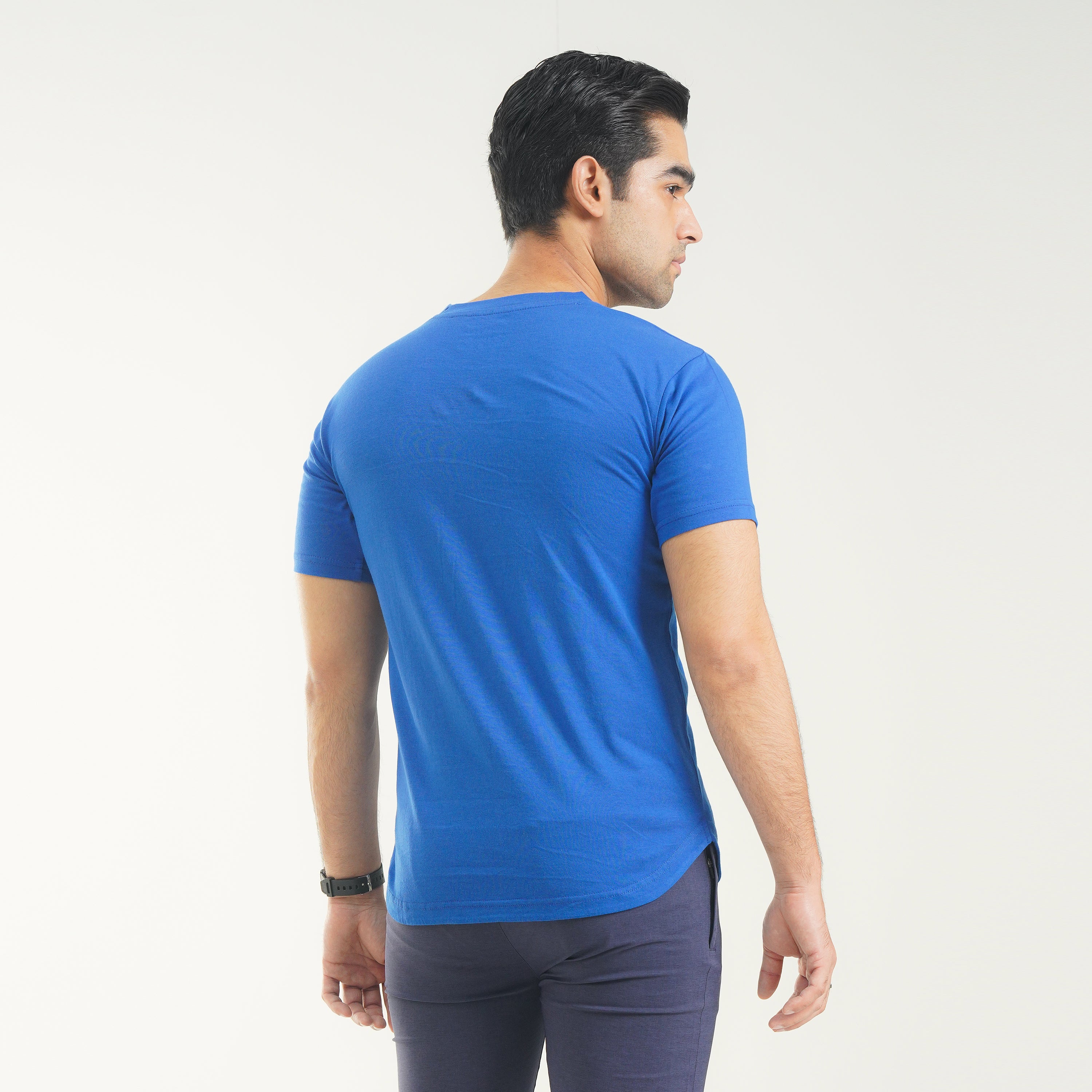 Fibr -Everyday T Shirt - Royal Blue