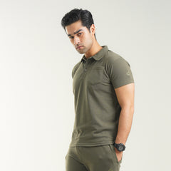 Fibr - Day to day Polo (Olive Green)