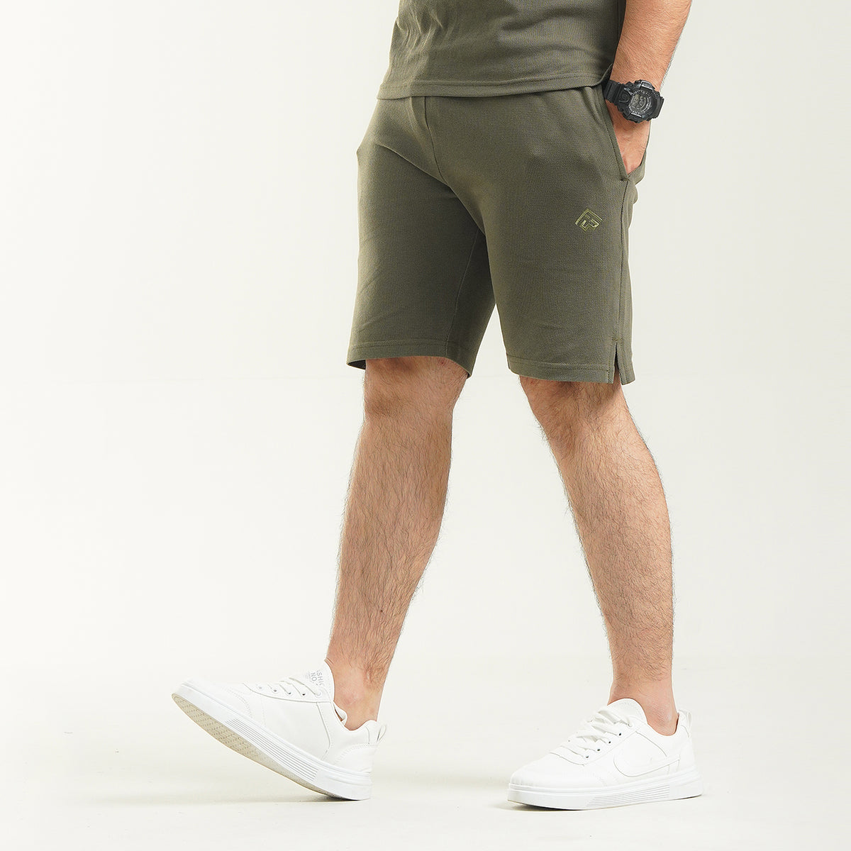 Fibr - Everyday OliveGreen Shorts