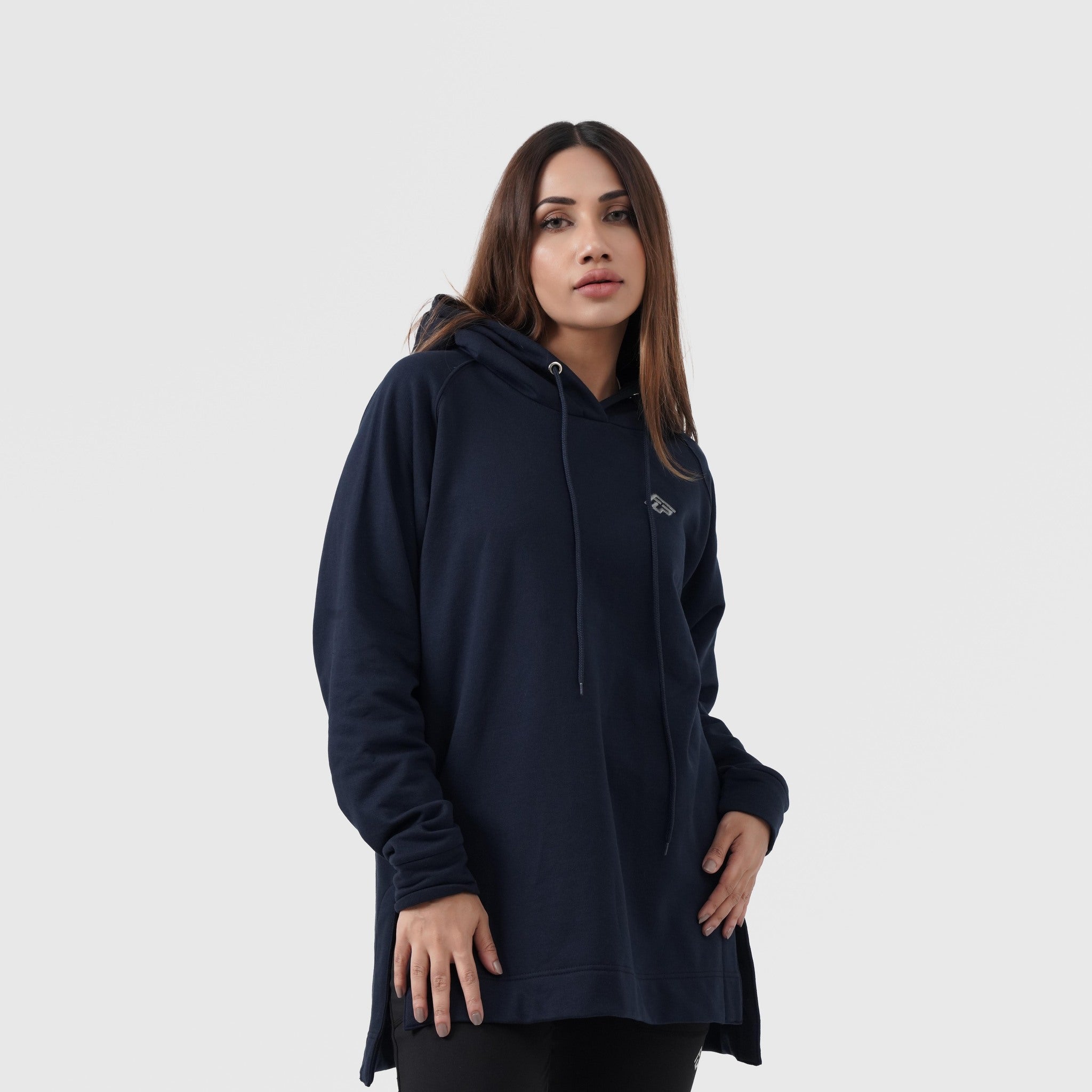 Fibr Oversized Hoodie Navy