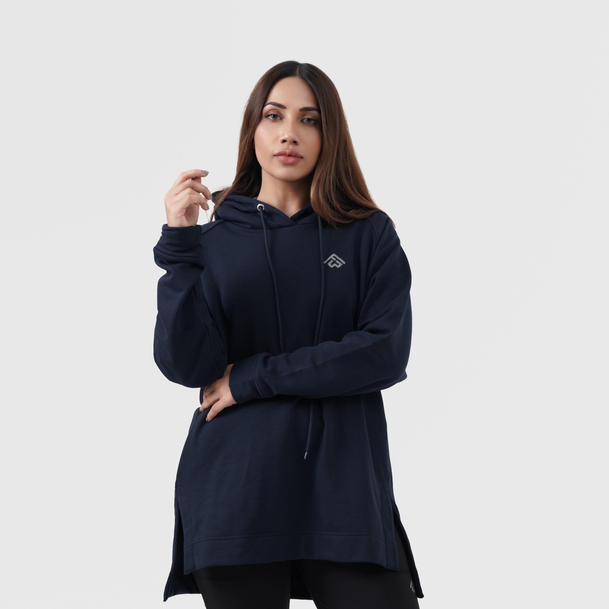 Fibr Oversized Hoodie Navy