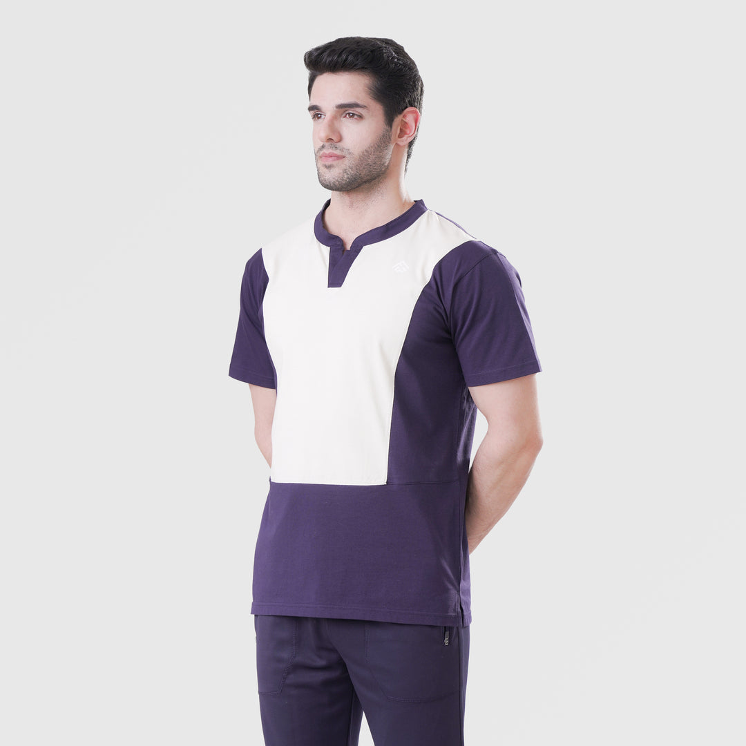 Fibr-Dapper Shirt NAVY/OFFWHITE