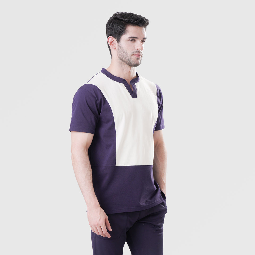 Fibr-Dapper Shirt NAVY/OFFWHITE