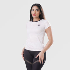 Fibr- Performance Pro Shirt IVORY AND BEIGE OMBRE